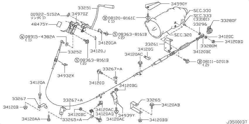 Transfer control parts