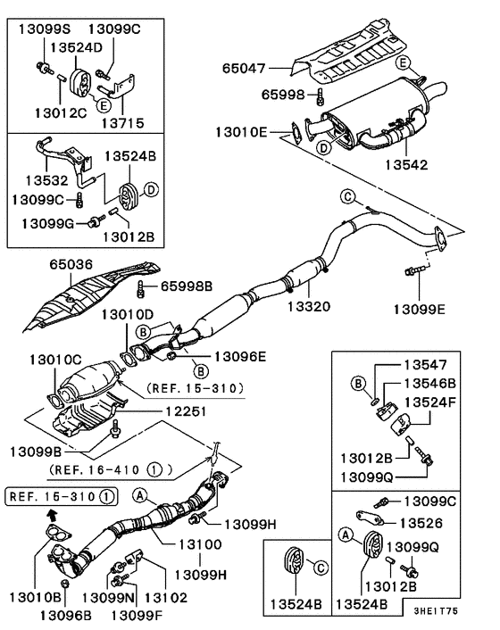 Exhaust pipe & muffler