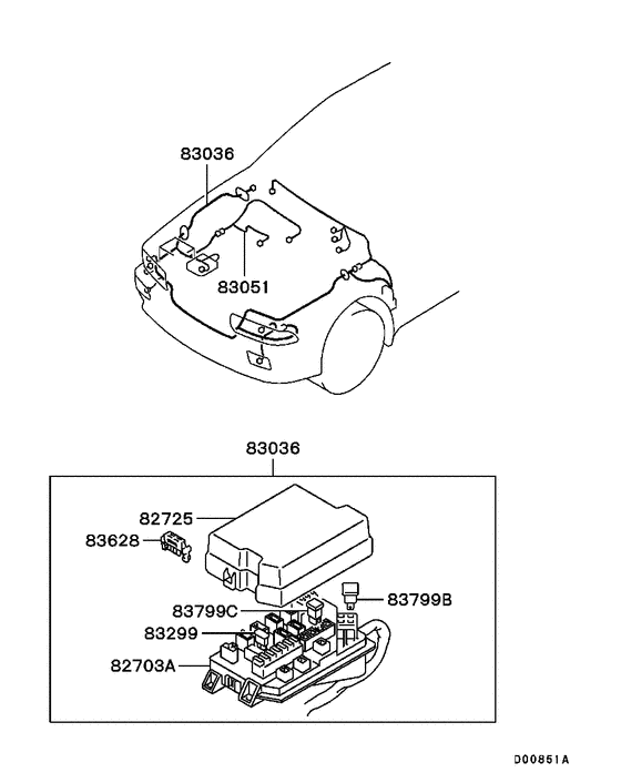 Wiring & attaching parts