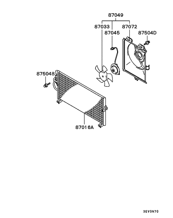 A/c condenser, piping