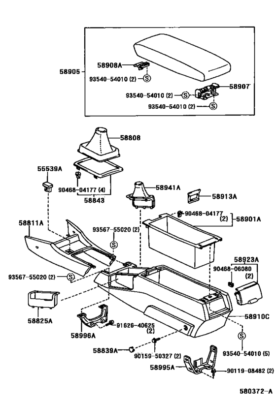 Console Box & Bracket