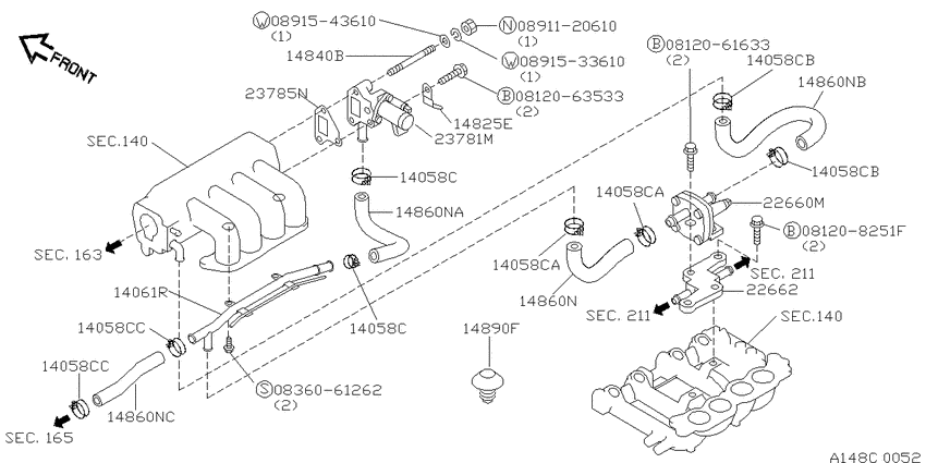 Secondary air system