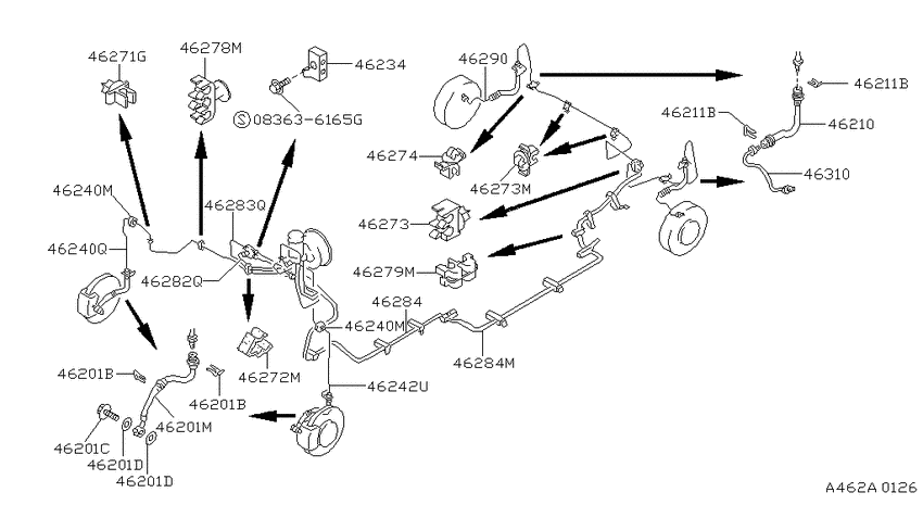 Brake piping & control