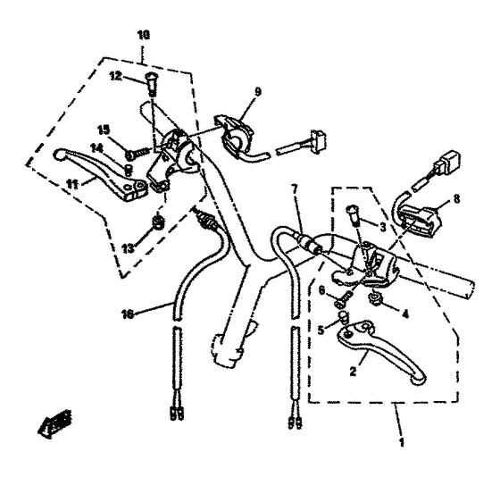 Handle switch & lever
