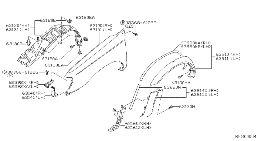 Front fender & fitting