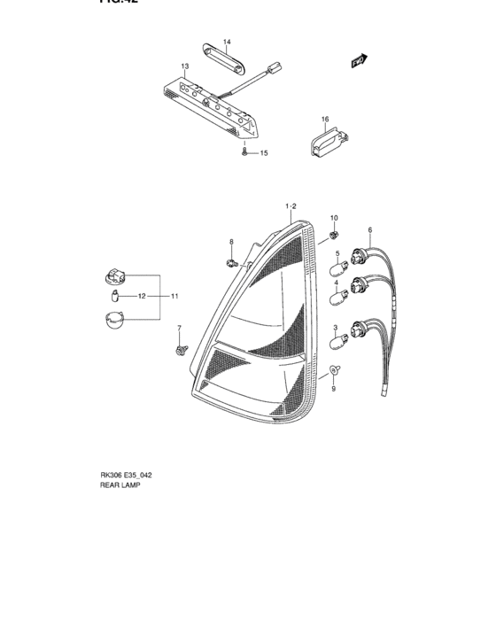 Rear lamp