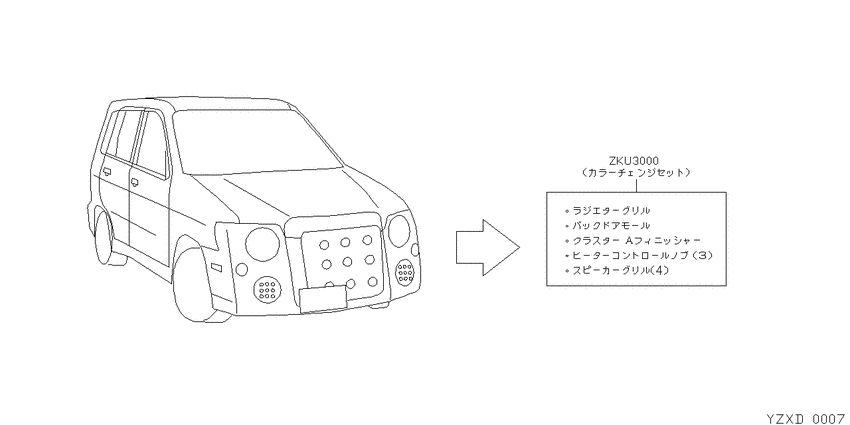 ｶｰﾗｲﾌ ｼｮｳﾋﾝ ﾎﾞﾃﾞｰ ﾌﾛﾝﾄ ﾊﾟｰﾂ