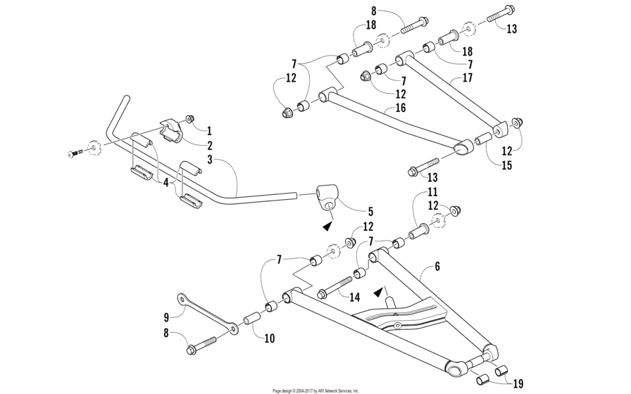 A-Arm And Sway Bar Assembly