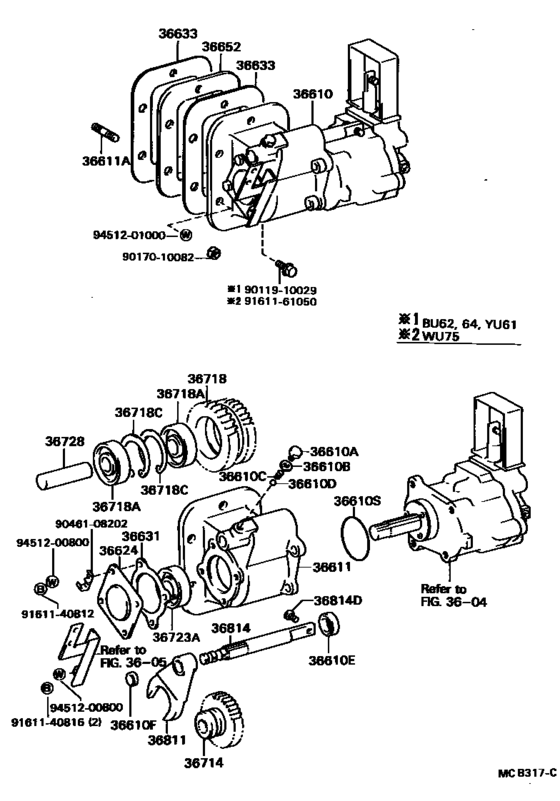 Power Take-Off Case & Gear