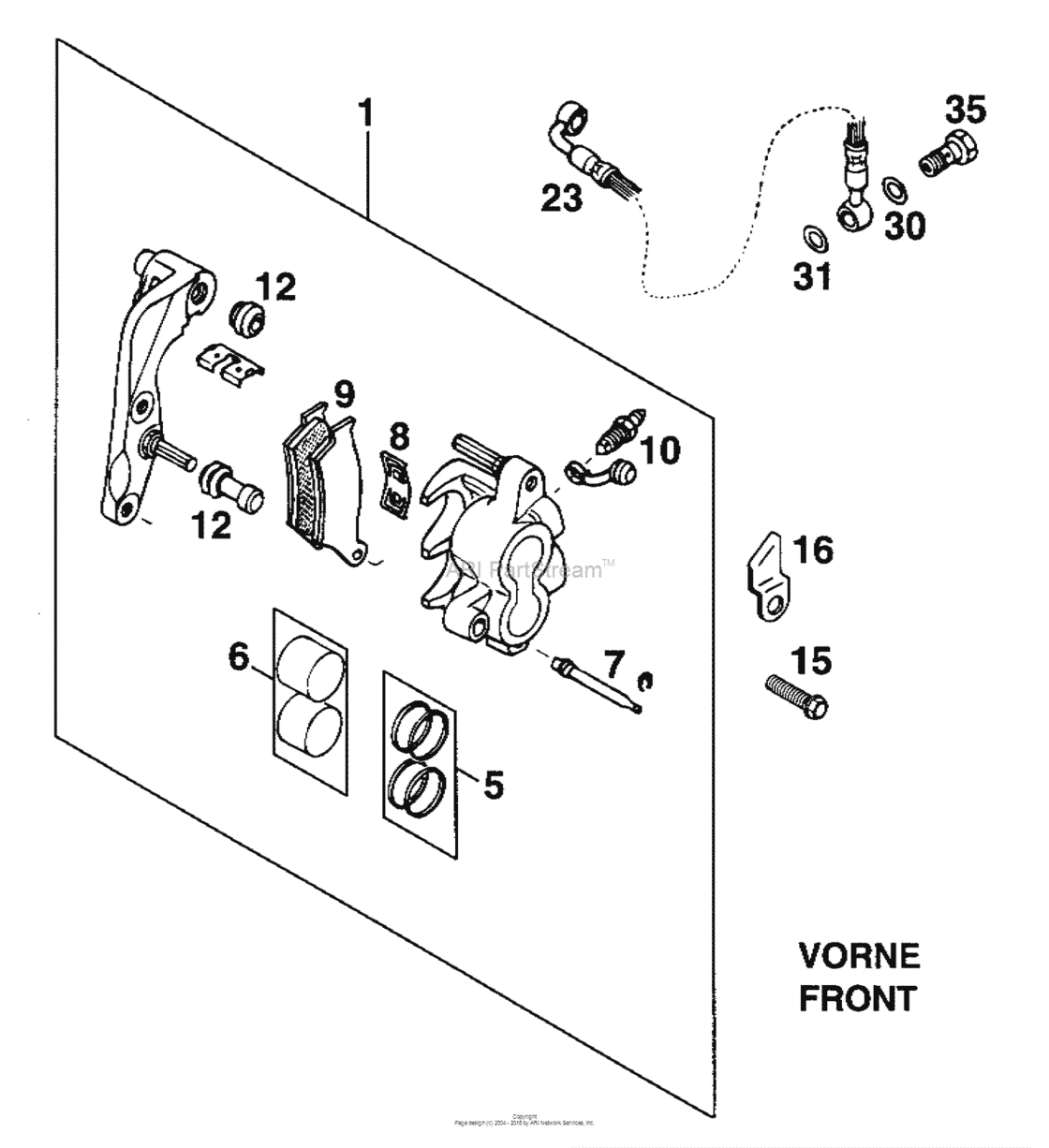 Brake Caliper Front