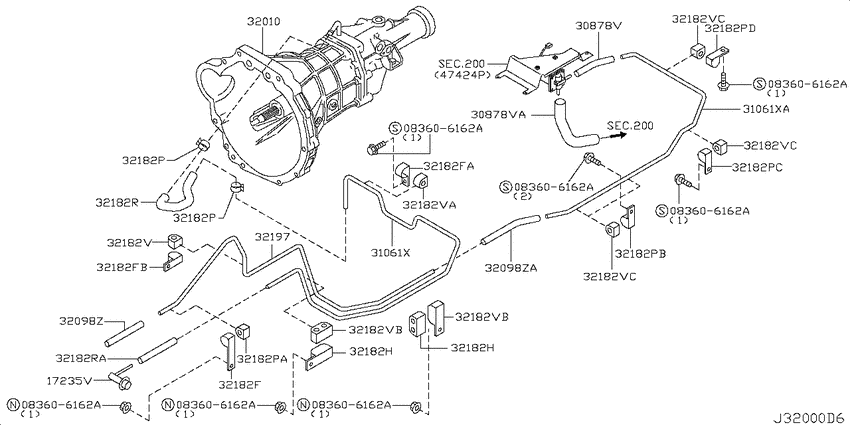 Manual transmission, transaxle & fitting