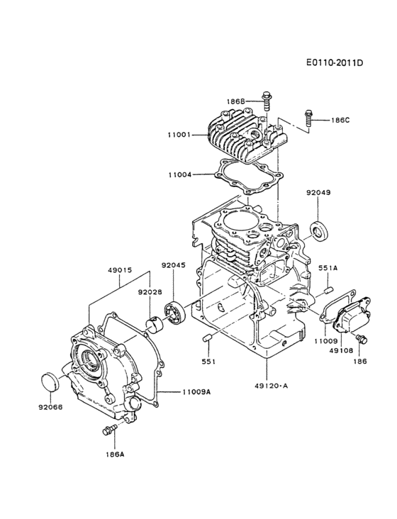 Cylinder/crankcase