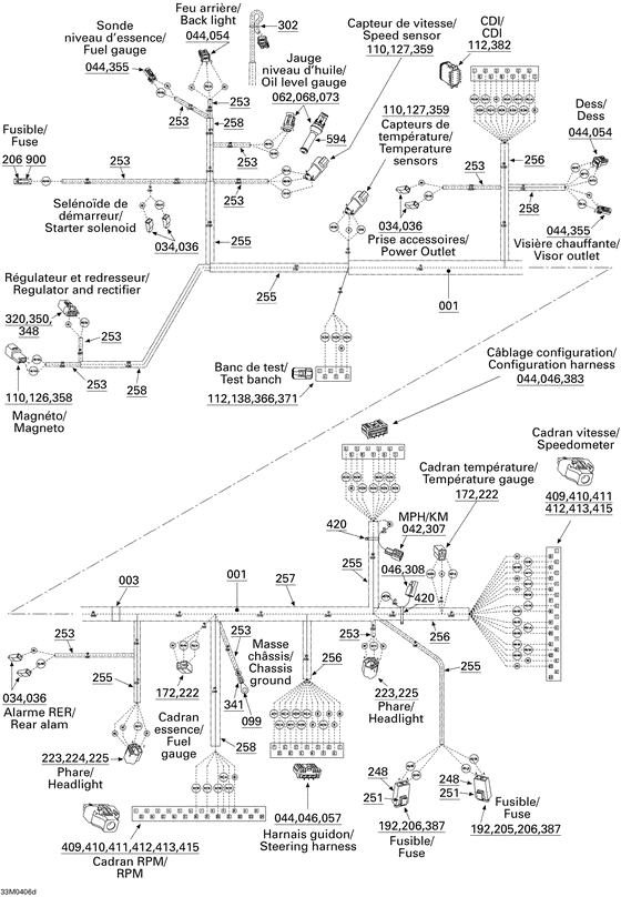10- frame harness