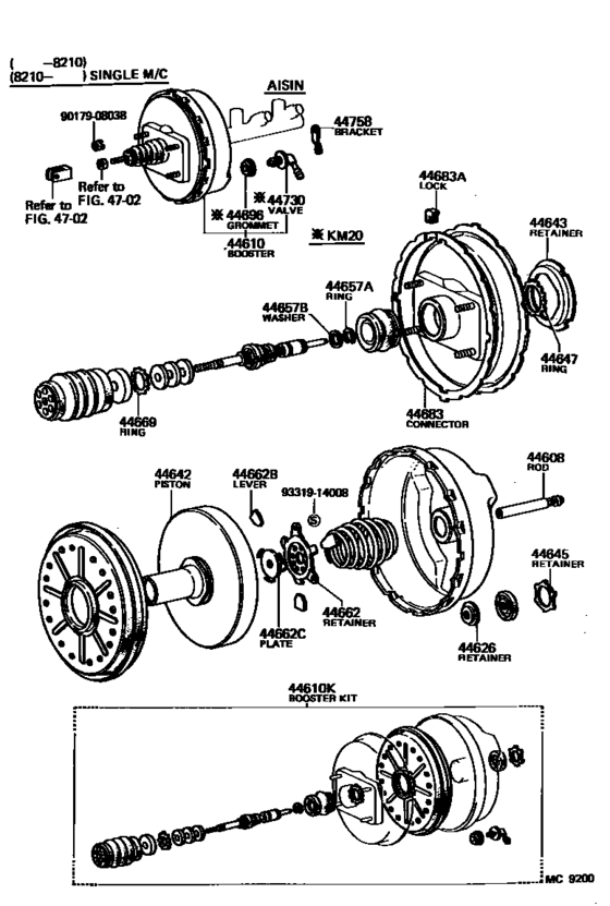 Brake Booster & Vacuum Tube