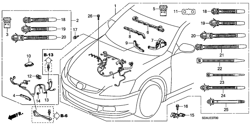 Engine wire harness