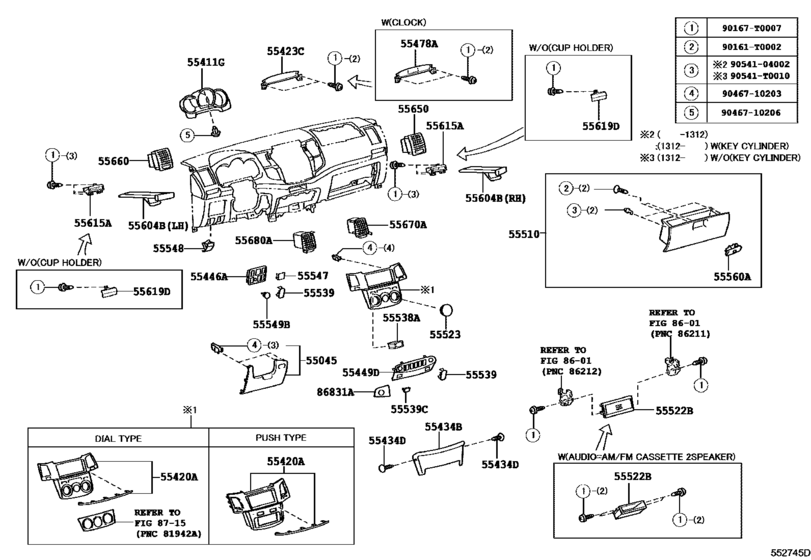 Instrument Panel & Glove Compartment