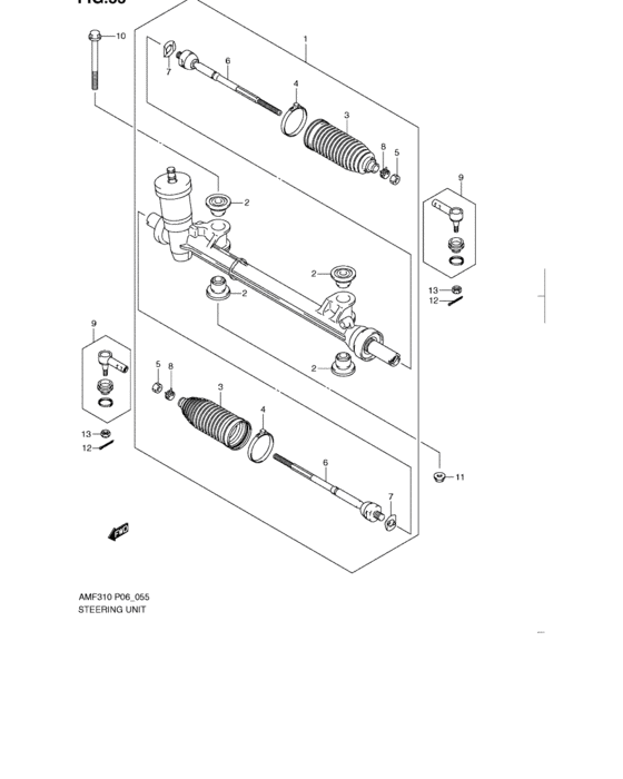 Steering unit