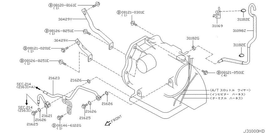 Auto transmission,transaxle & fitting