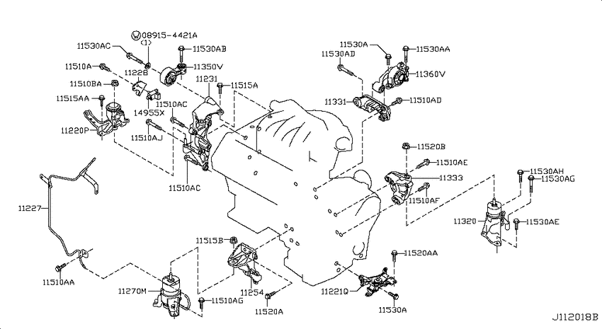 Engine & transmission   mounting