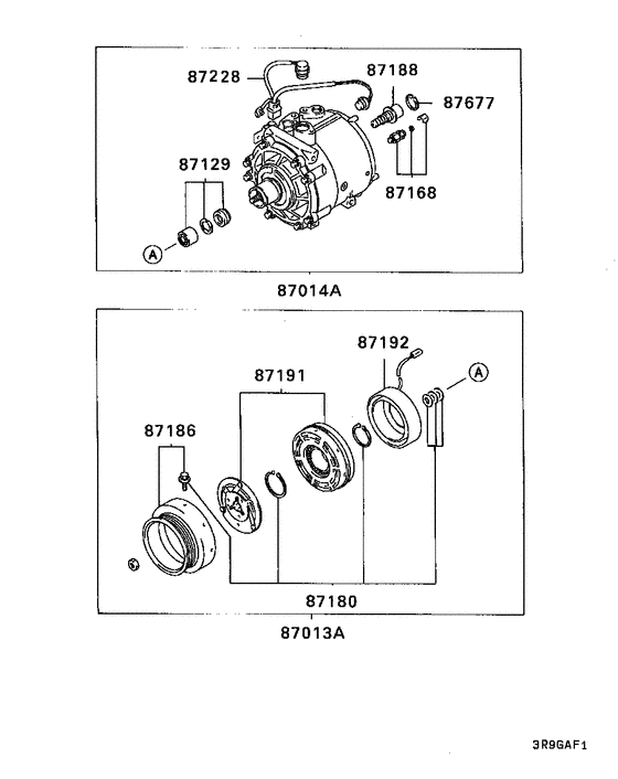 A/c condenser, piping