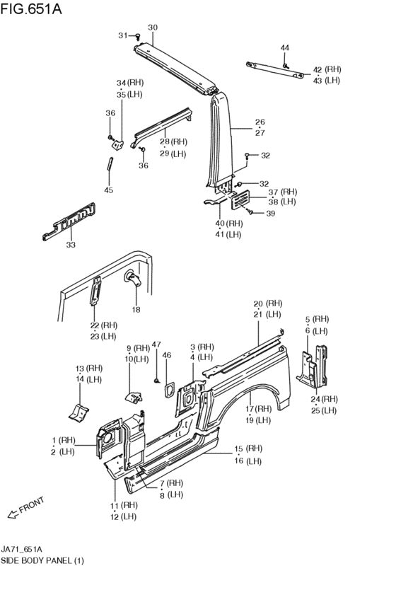 side body panel