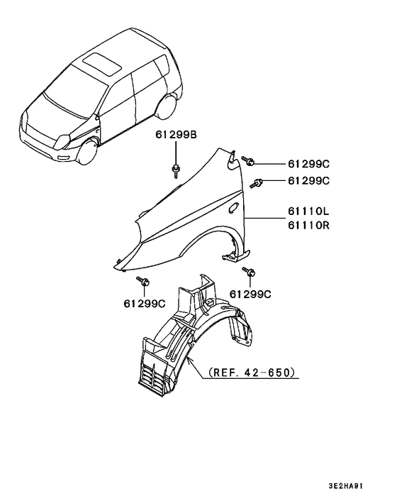 Fender & front end cover