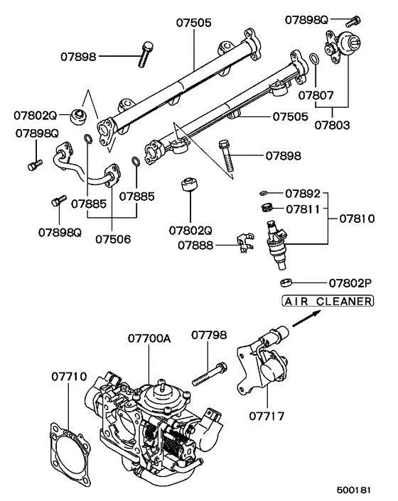 Injector & throttle body