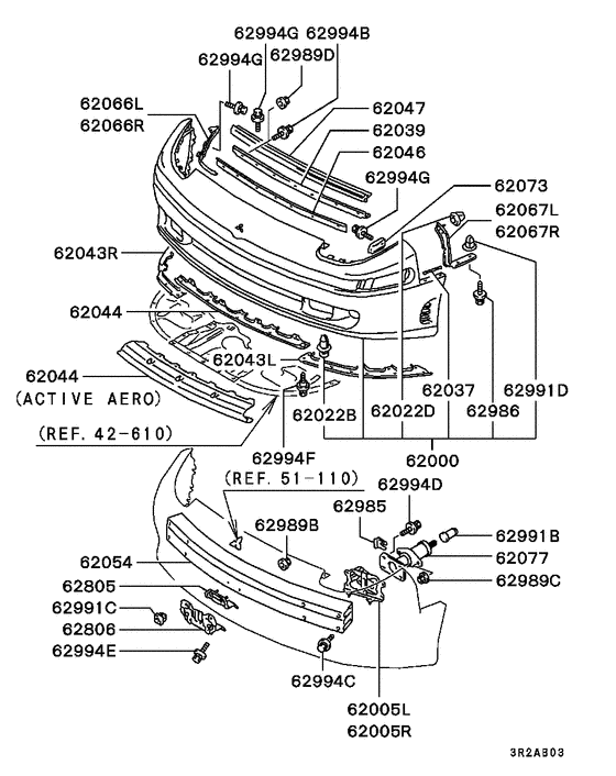 Front bumper & support