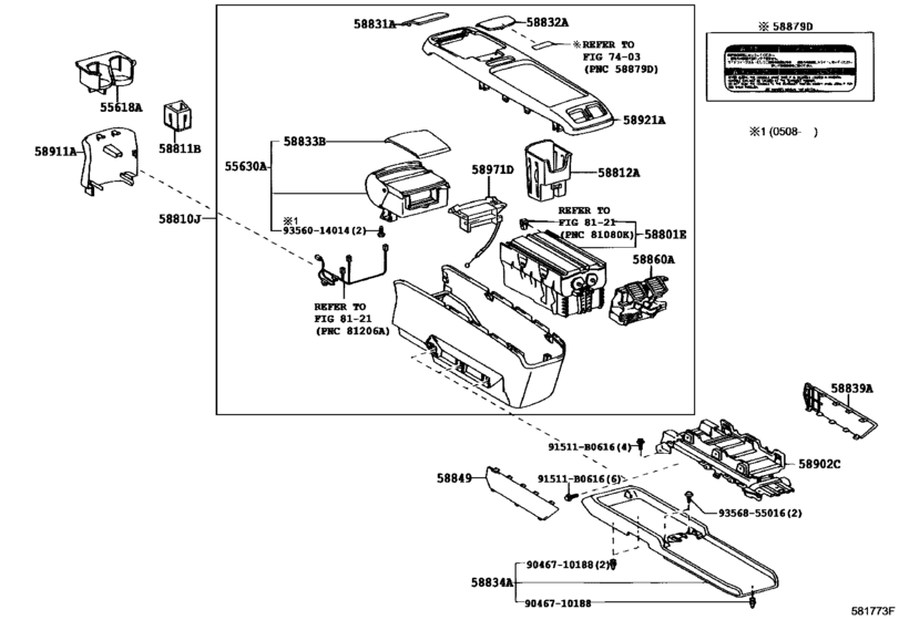Console Box & Bracket