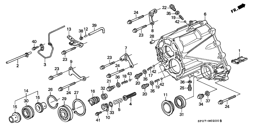 Transmission housing