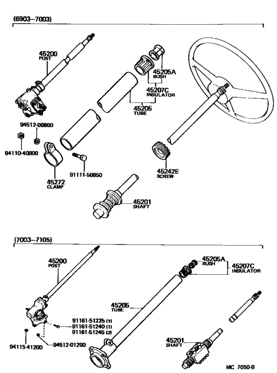 Steering Column & Shaft