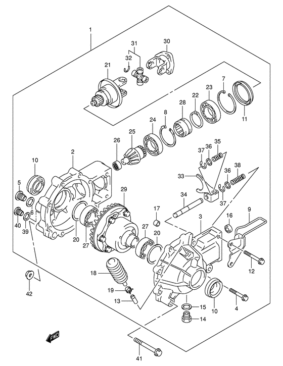 Final bevel gear