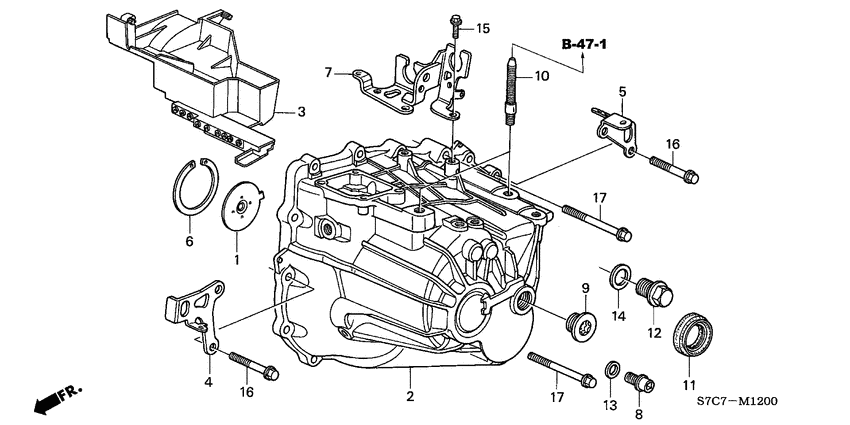 Transmission case