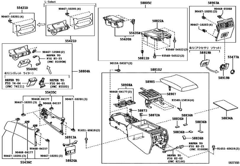 Console Box & Bracket