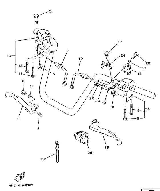 Handle switch & lever