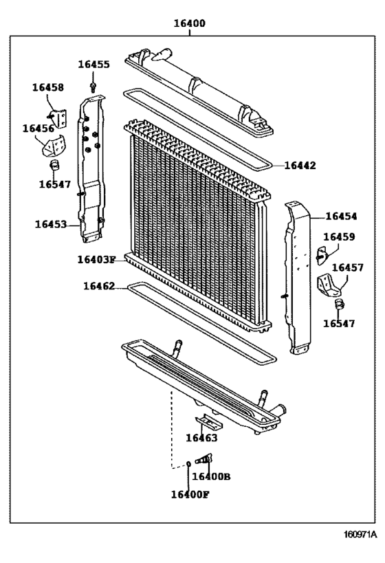 Radiator & Water Outlet