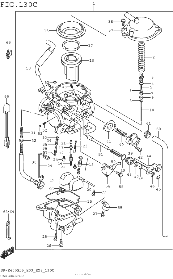 Carburetor (Dr-Z400Sl5 E33)