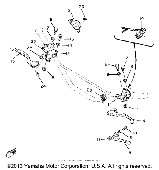 Handle switch-lever