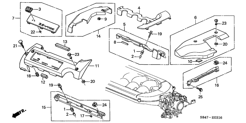 Intake manifold cover