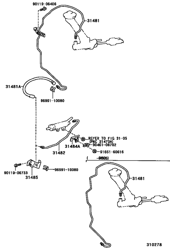Clutch Pedal & Flexible Hose
