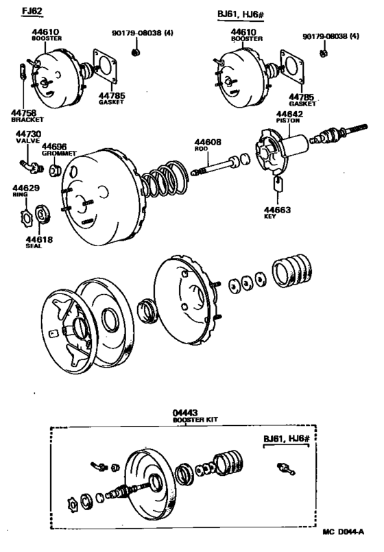 Brake Booster & Vacuum Tube