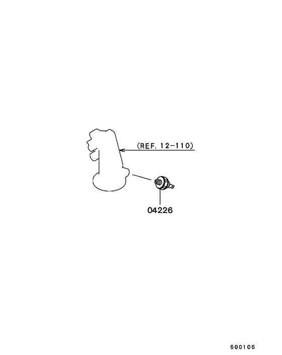 Oil press switch or gauge unit