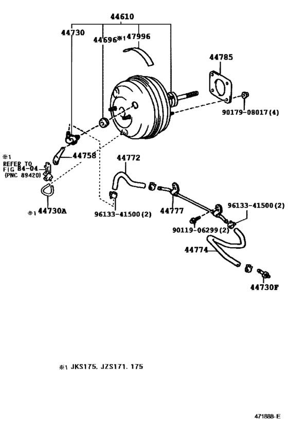 Brake Booster & Vacuum Tube