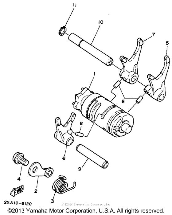 Shift Cam & Fork