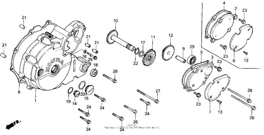 Left Crankcase Cover