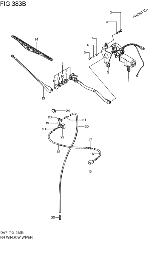 rear wind windshield wiper