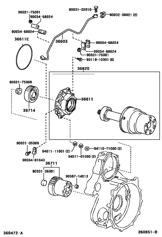 Power Take-Off Case & Gear