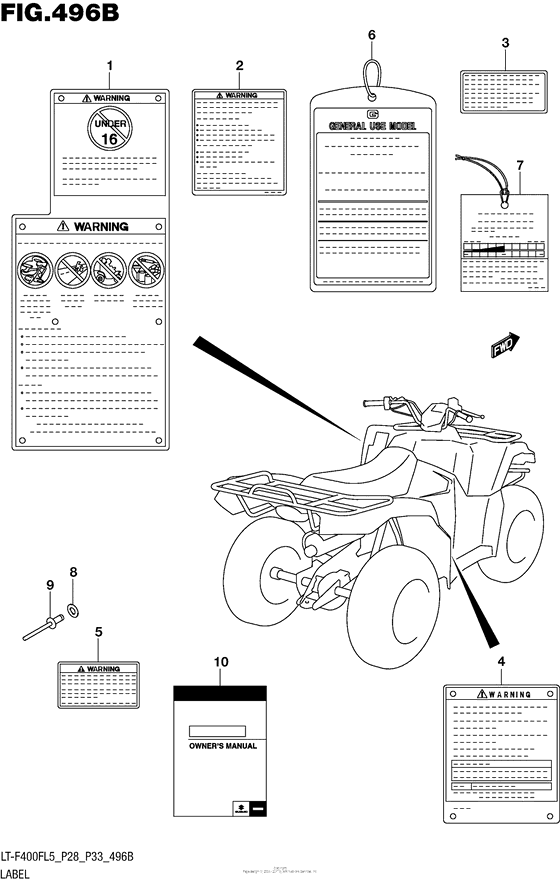 Label (Lt-F400Fl5 P33)