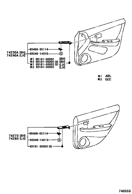 Armrest & Visor