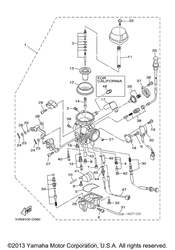 yamaha road star 1700 carburetor